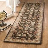 safavieh clearance heritage hg412a charcoal brown rug