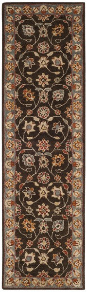 safavieh clearance heritage hg412a charcoal brown rug