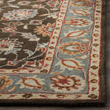 safavieh clearance heritage hg412a charcoal brown rug