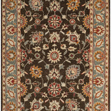 safavieh clearance heritage hg412a charcoal brown rug