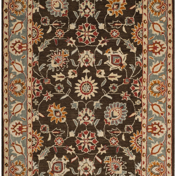 safavieh clearance heritage hg412a charcoal brown rug
