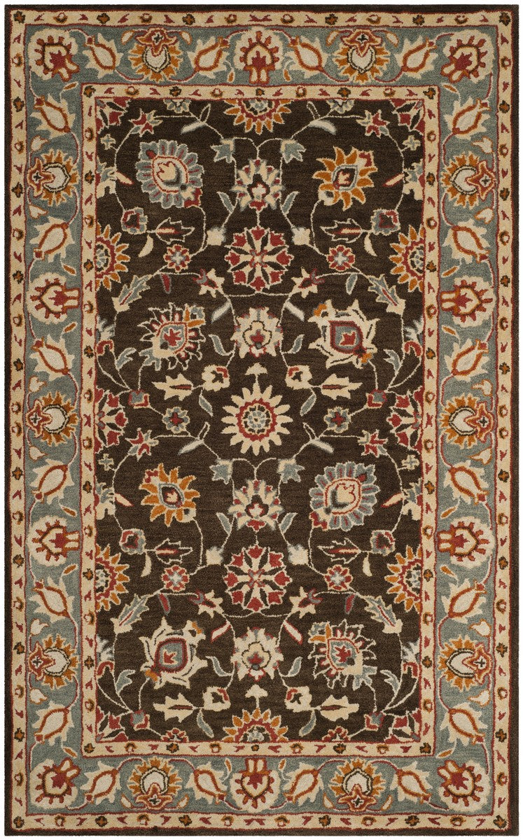 safavieh clearance heritage hg412a charcoal brown rug