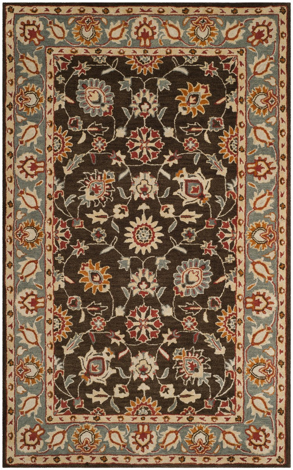 safavieh clearance heritage hg412a charcoal brown rug
