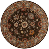 safavieh clearance heritage hg412a charcoal brown rug