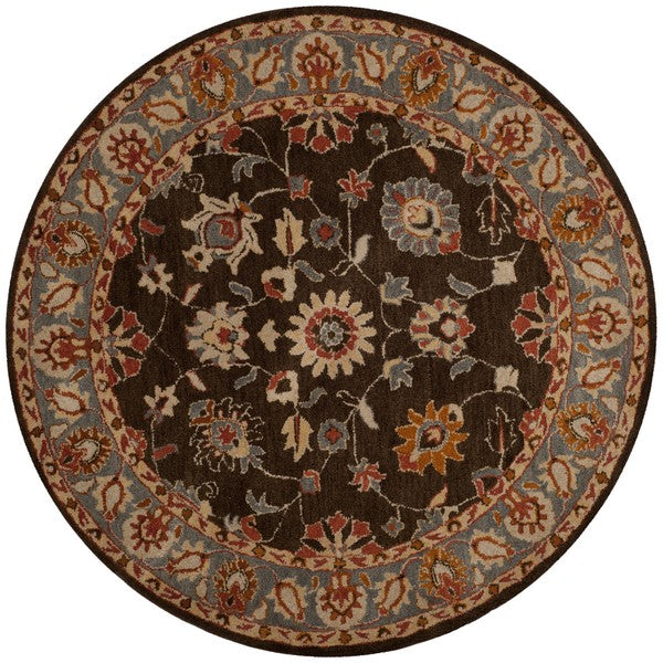 safavieh clearance heritage hg412a charcoal brown rug