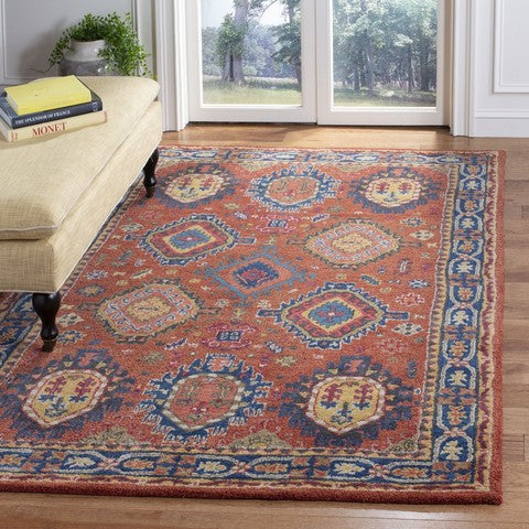 safavieh clearance heritage hg427p rust rug