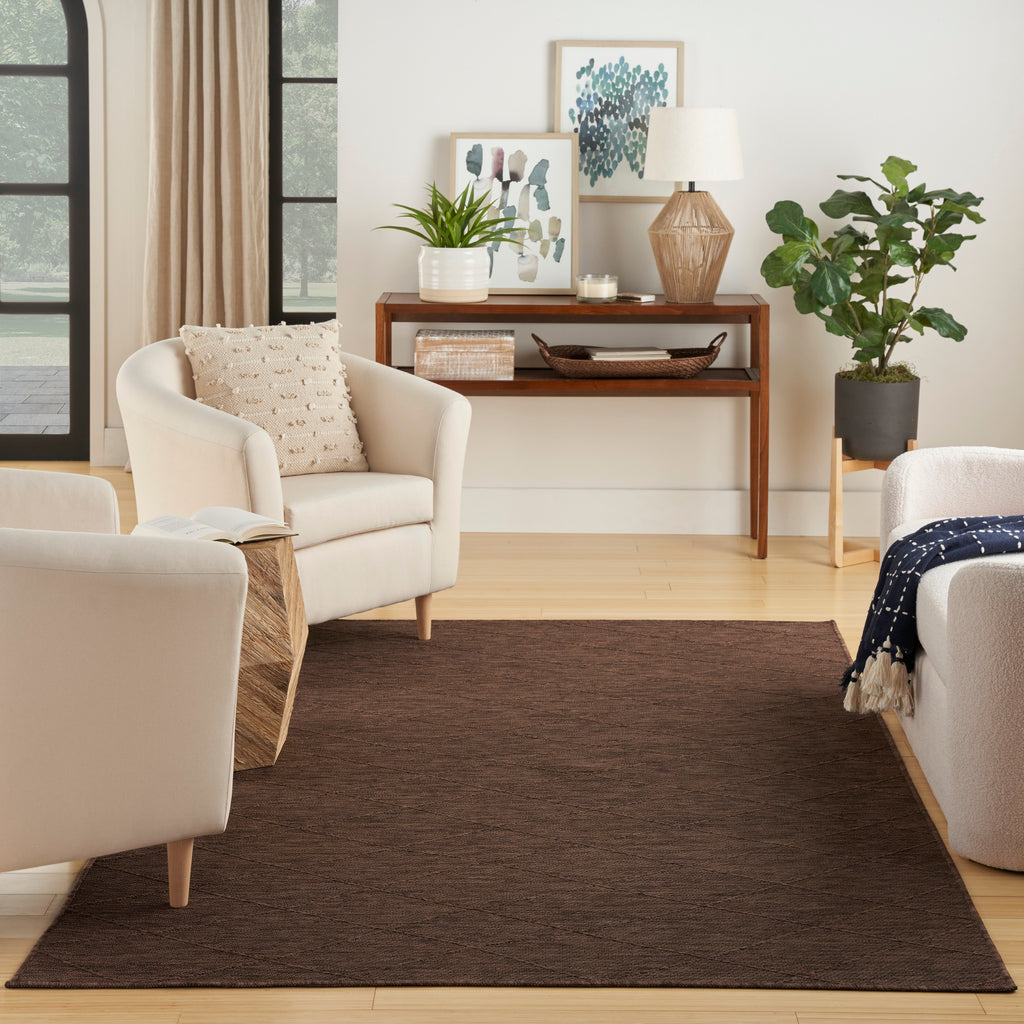 nourison washable solutions wsl01 mocha rug