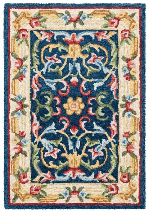 safavieh clearance heritage hg657n navy rug