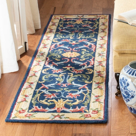 safavieh clearance heritage hg657n navy rug