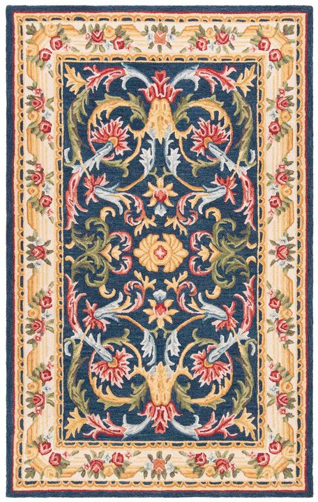 safavieh clearance heritage hg657n navy rug