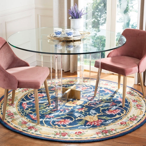 safavieh clearance heritage hg657n navy rug