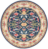 safavieh clearance heritage hg657n navy rug