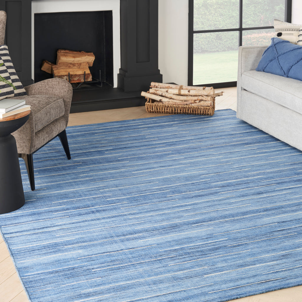 nourison interweave iwv01 denim rug