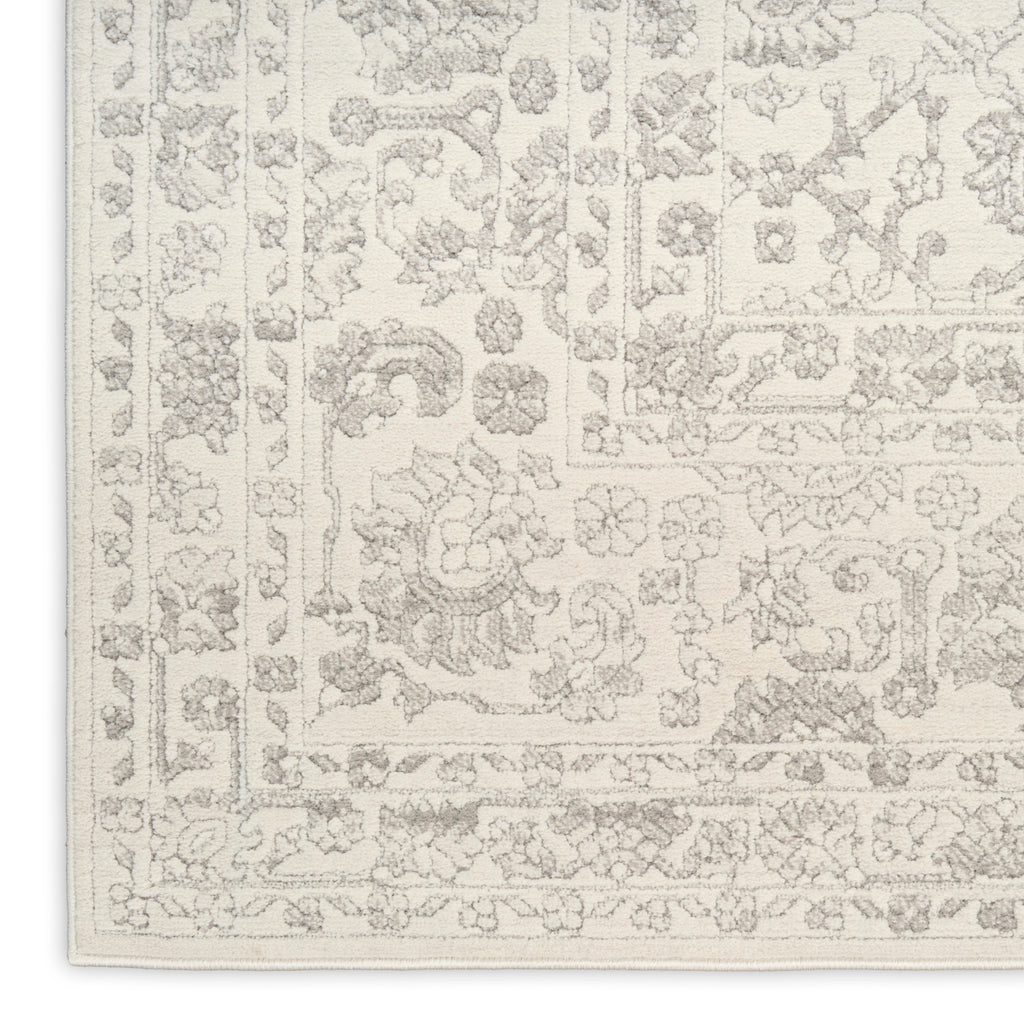 nourison grace gce01 grey rug