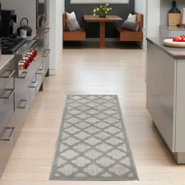 nourison easy care nes01 silver grey rug