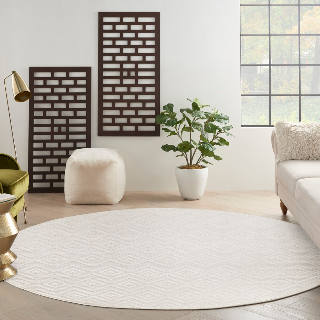 nourison versatile nrv01 ivory white rug