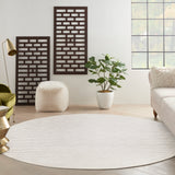 nourison versatile nrv01 ivory white rug