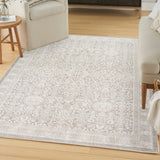 nourison eco cycle ecy01 silver ivory rug
