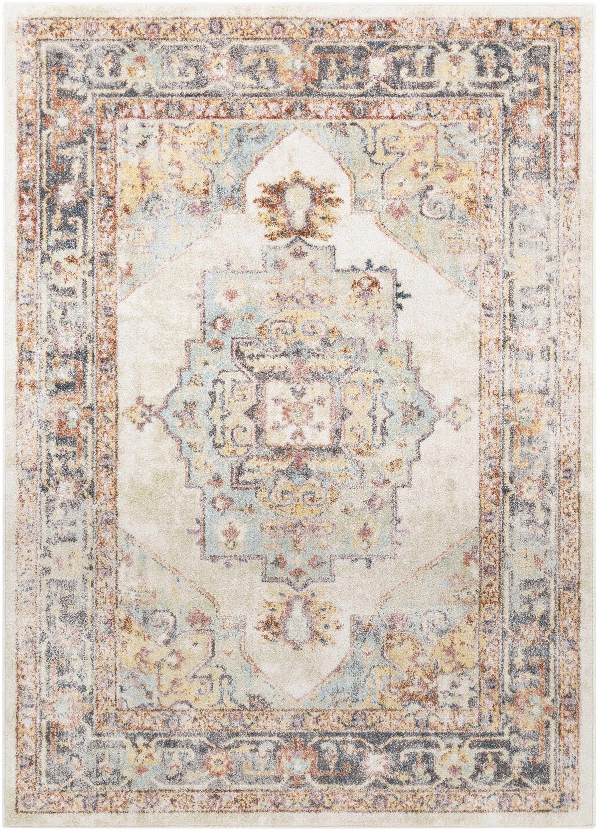 Hauteloom Hillcrest HILLC Lavender Machine Made Polypropylene Rug