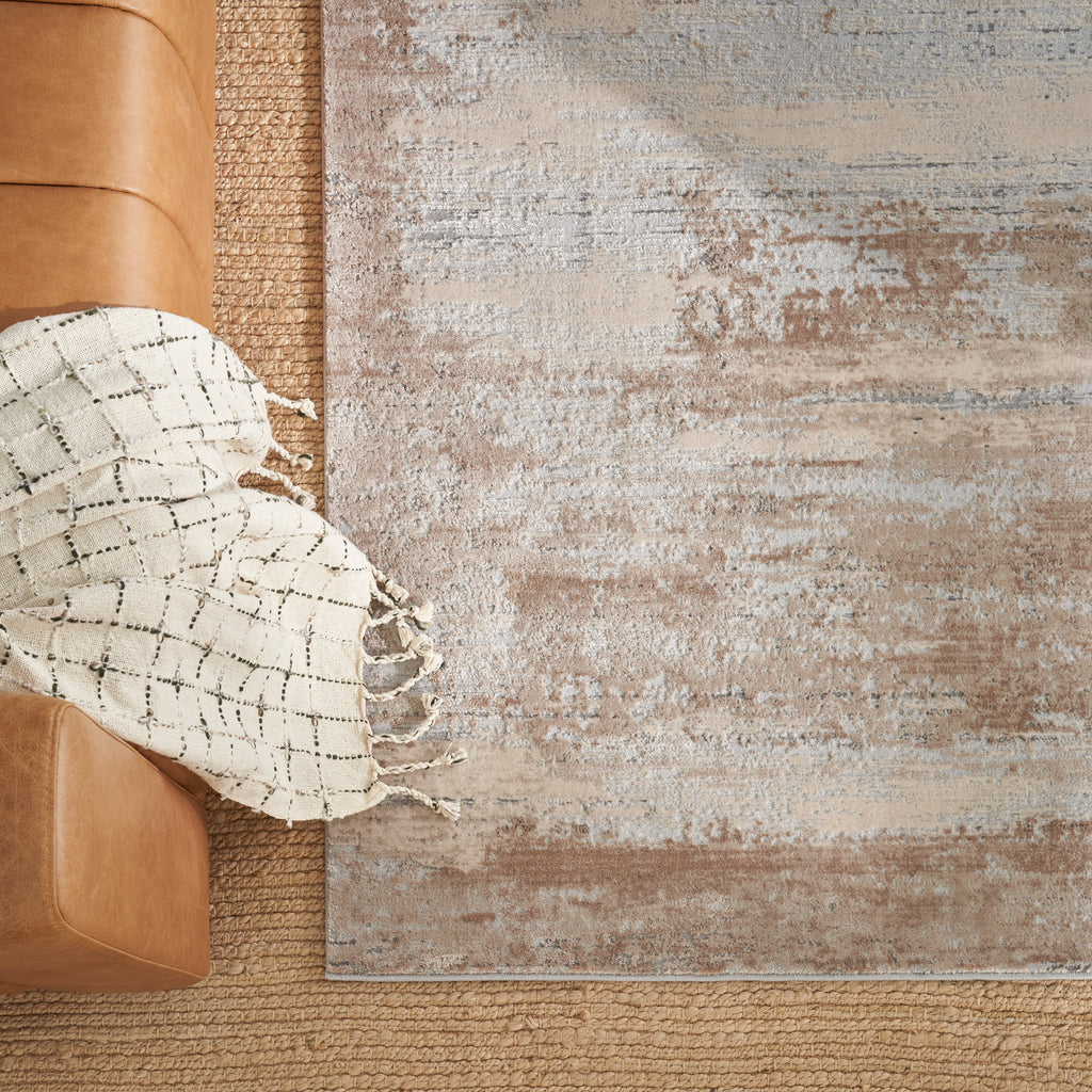 nourison natural jute njt01 bleached rug