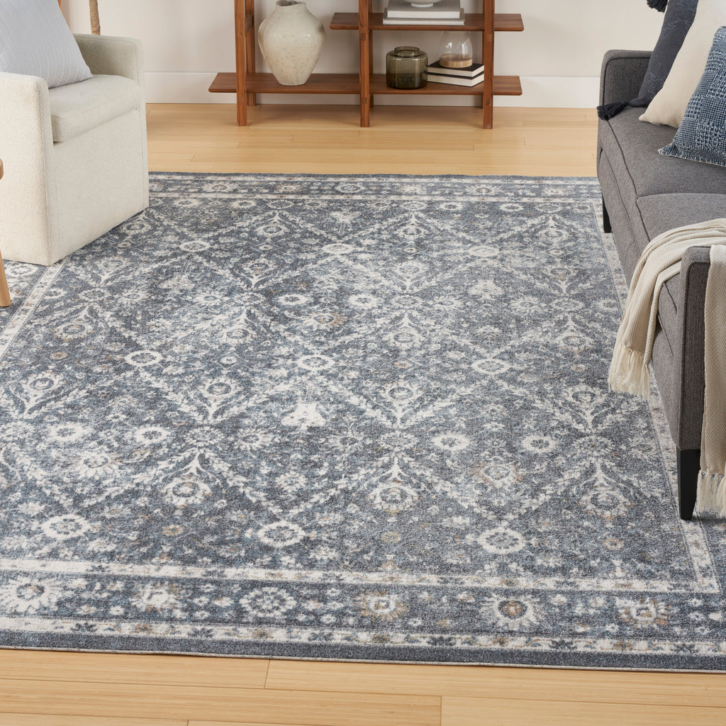 nourison astra machine washable asw16 dark blue rug
