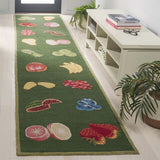 safavieh clearance chelsea hk265d hunter green rug
