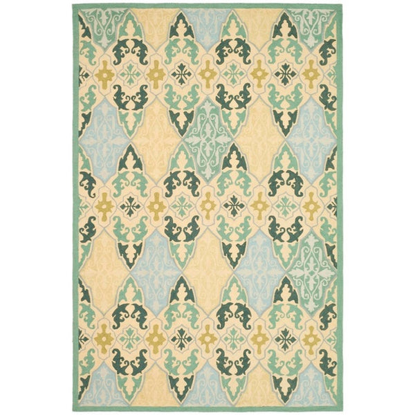 safavieh clearance chelsea hk725a teal green rug