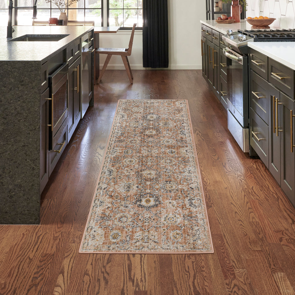 nourison oushak home ous01 rust rug