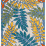 nourison aloha alh18 ivory multi rug