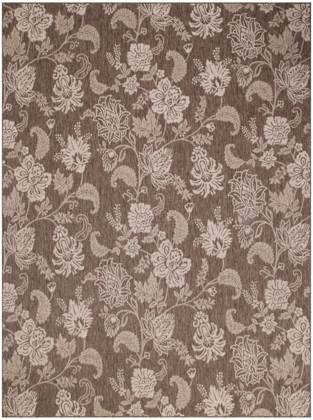 nourison garden oasis goa03 mocha rug