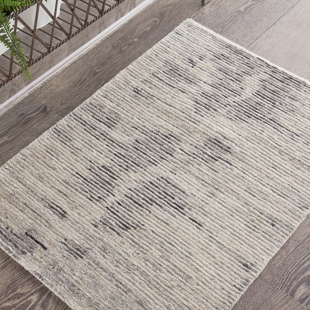 nourison ocean ocp03 cream charcoal rug