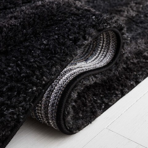safavieh clearance hi lo shag hls214z black rug