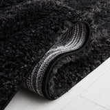 safavieh clearance hi lo shag hls214z black rug