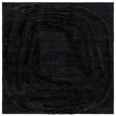 safavieh clearance hi lo shag hls214z black rug