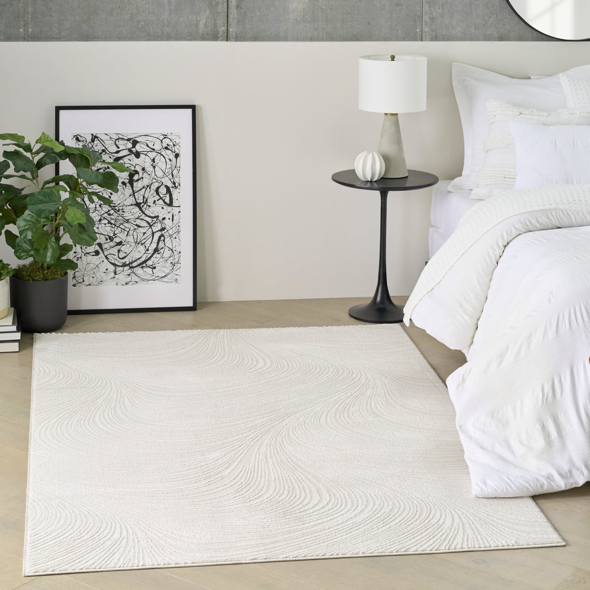 nourison central park west cep02 ivory rug