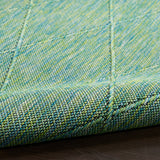 nourison washable solutions wsl01 blue green rug