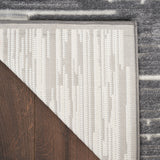nourison care free caf04 grey rug