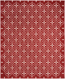 nourison nourison essentials nre04 brick ivory rug