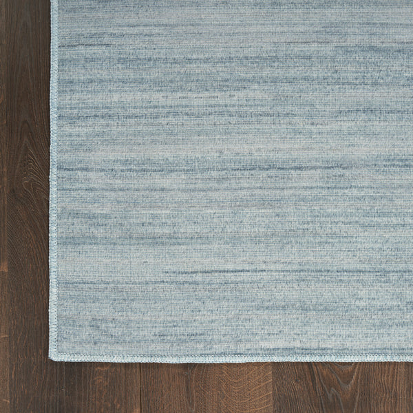 nourison washable essentials wae01 aqua rug