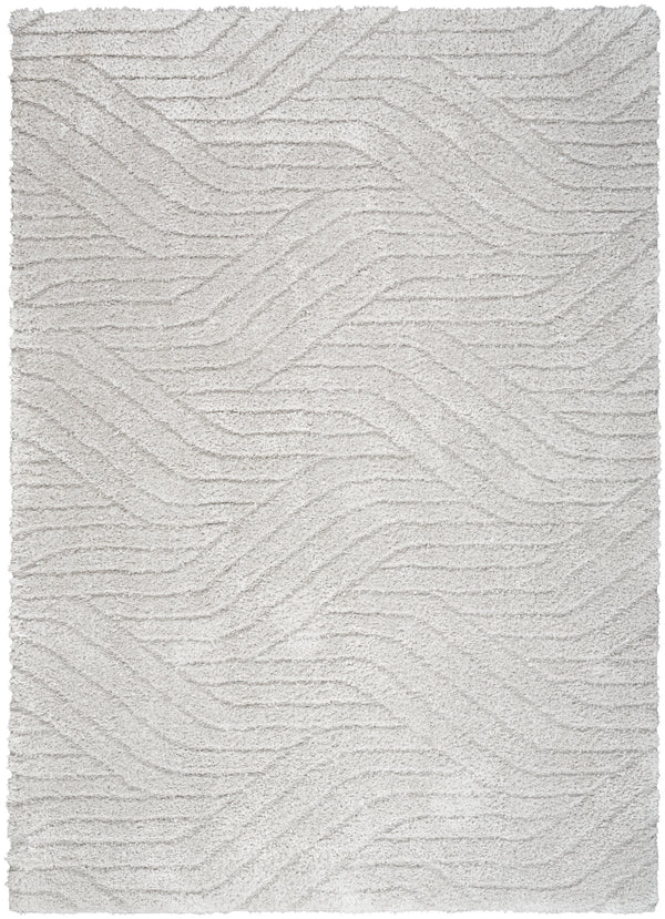 nourison surfaces sfc01 silver grey rug