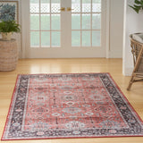nourison fulton ful12 brick rug