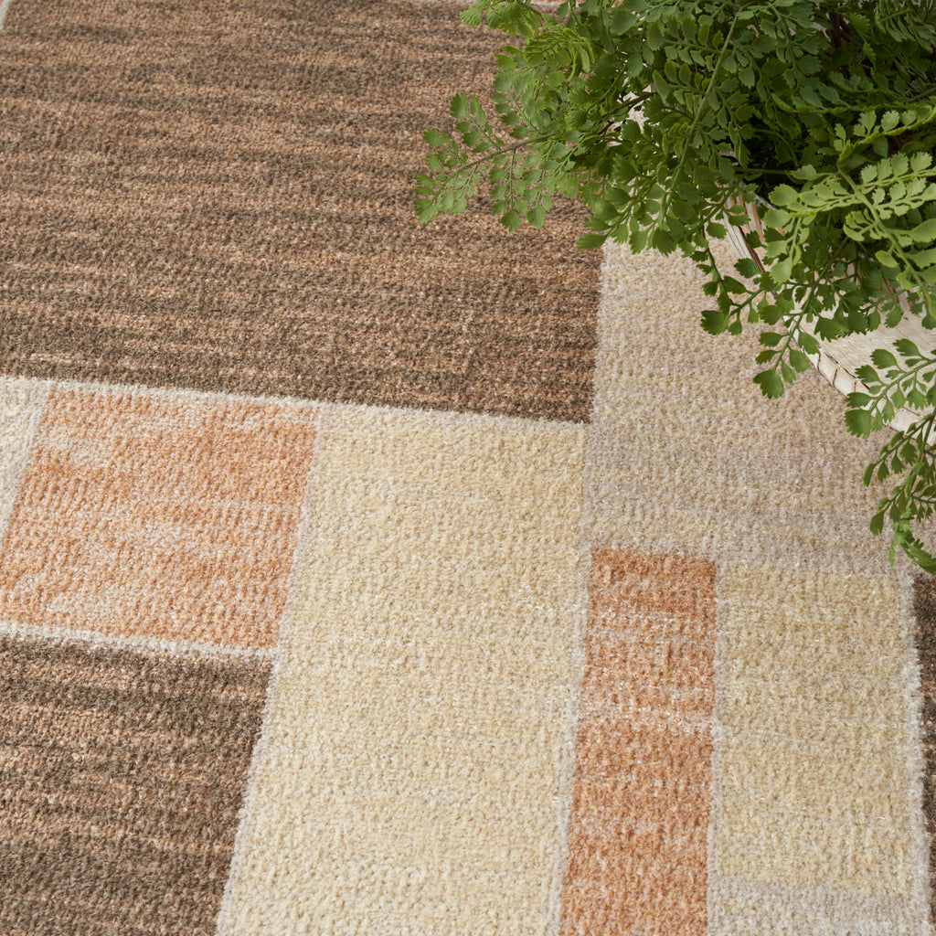 nourison astra machine washable asw09 beige multicolor rug