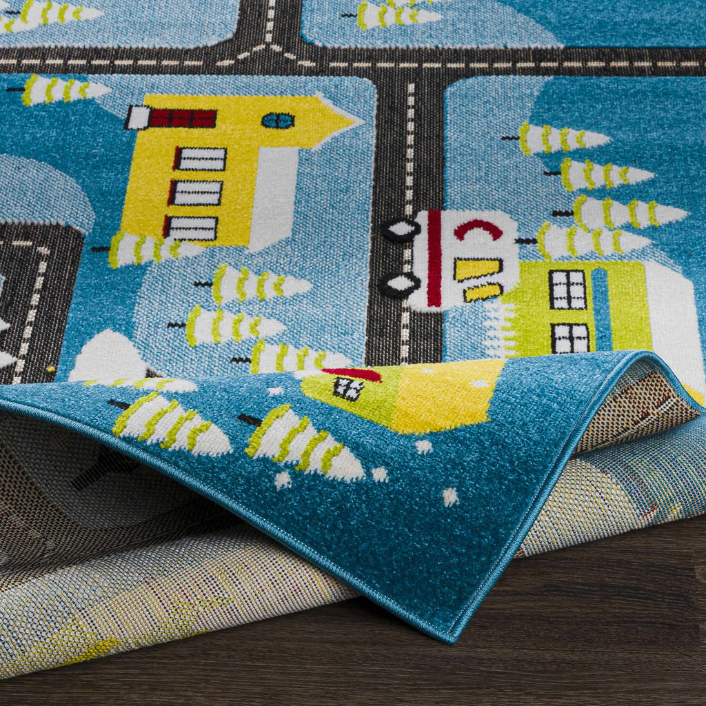 Hauteloom Hocking HOCKI White Machine Made Polypropylene Rug
