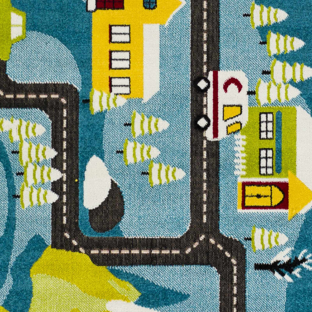 Hauteloom Hocking HOCKI White Machine Made Polypropylene Rug