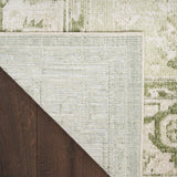 nourison astra machine washable asw11 ivory green rug