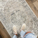 Hauteloom Rudo SLLIRUDOAA1 Light Brown Machine Made Polyester Rug