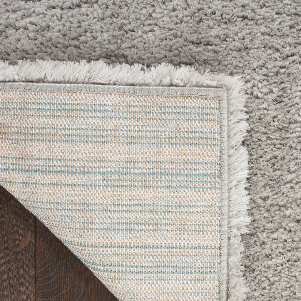 nourison dreamy shag drs05 silver rug