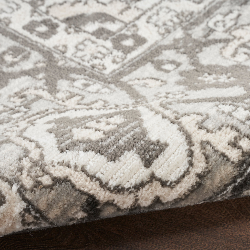 nourison quarry qua05 grey rug