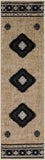 Hauteloom Hoylake HOYL Black Machine Made Polypropylene Rug