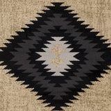 Hauteloom Hoylake HOYL Black Machine Made Polypropylene Rug